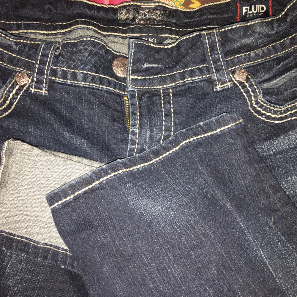 Silver jeans, mid capri, Suki 31x26